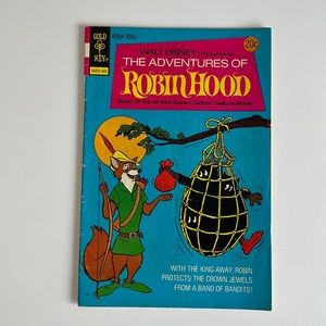 Walt Disney The Adventures of Robin Hood #2 1974 Gold Key Comics UC